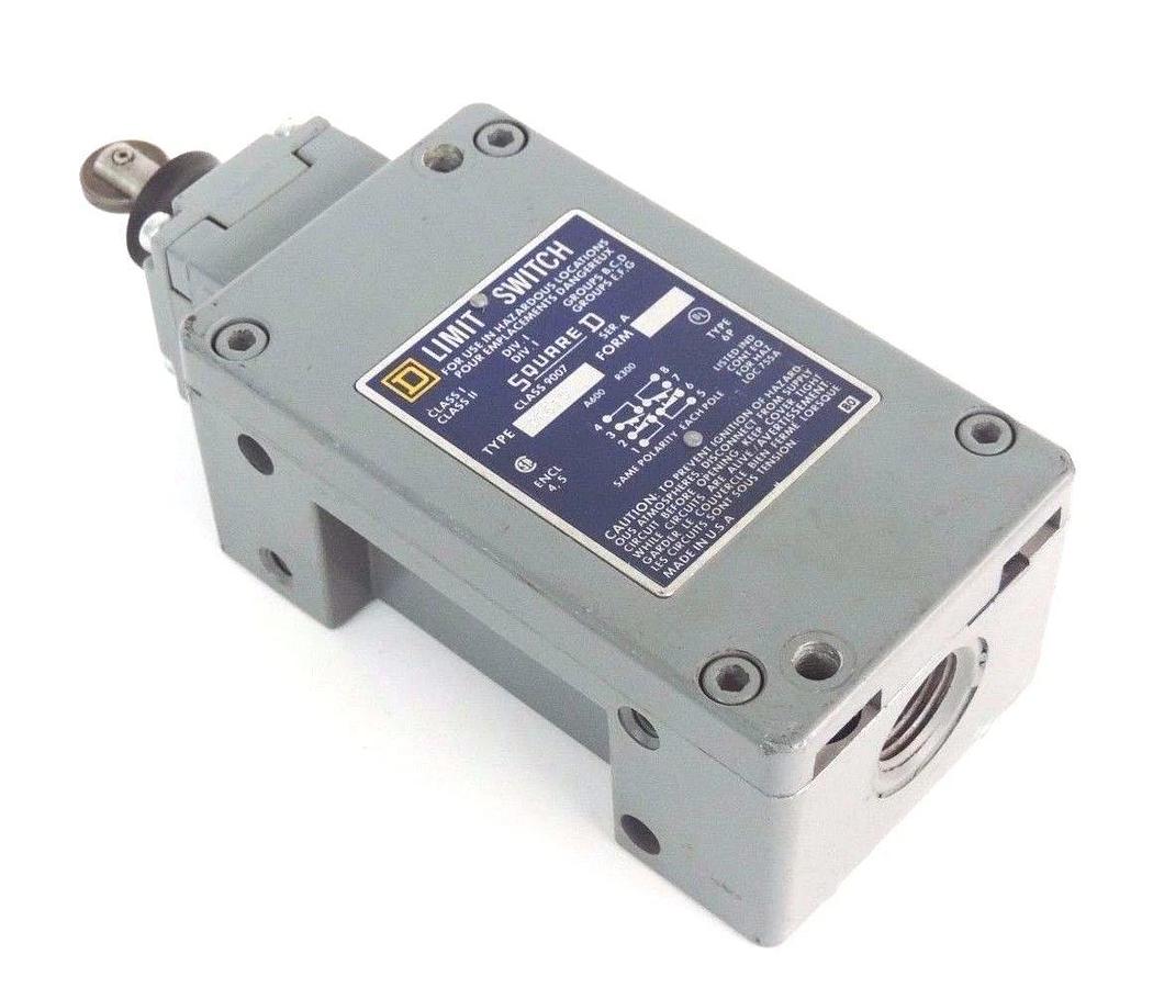 Used SQUARE D 9007-CR61C SER. A LIMIT SWITCH W/ 9007 CLASS SER. A HEAD, 9007CR61C