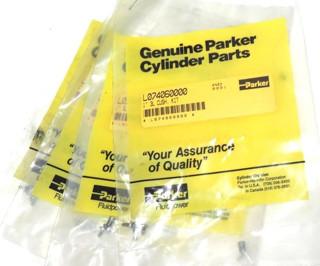 Used LOT OF 5 NEW PARKER L074060000 1'' 3L CUSH. KITS
