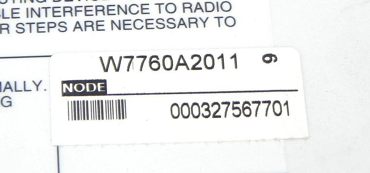 Used HONEYWELL W7760A-2011 BUILDING MANAGER W7760A2011