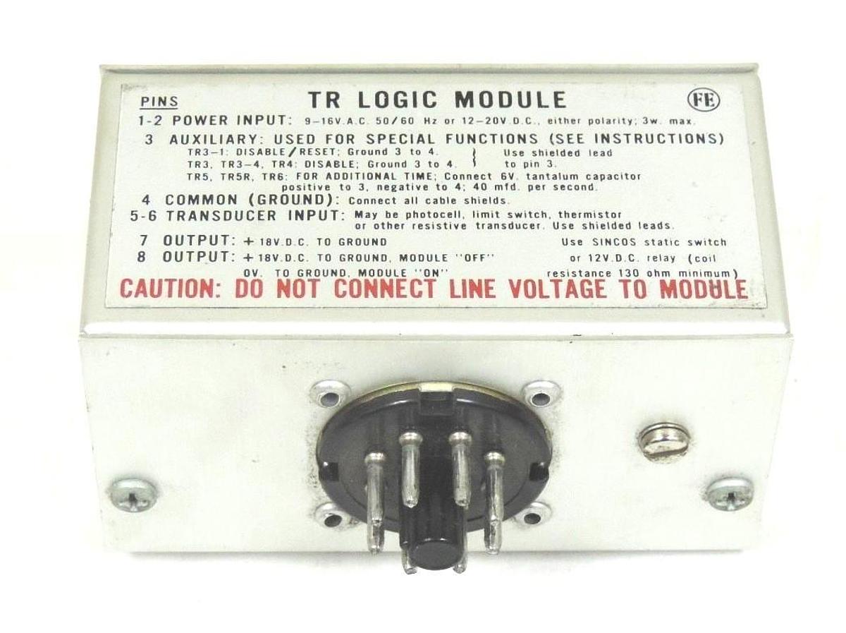 Used FARMER ELECTRIC TR4 LOGIC MODULE FE-TR4