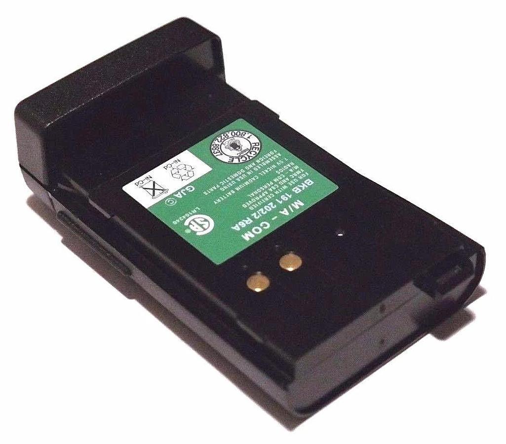 LOT OF 2 GE ERICSSON BKB 191 202/2 R6A 2500mAh M/A-COM 2-WAY RADIO BATTERIES