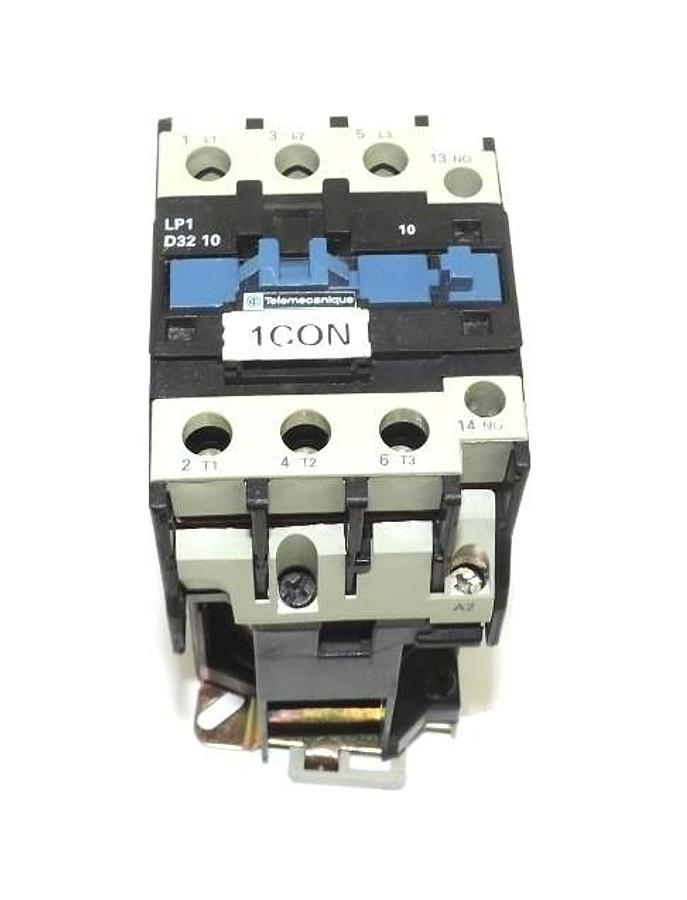 Used TELEMECANIQUE LP1D3210BD CONTACTOR LP1-D3210-BD