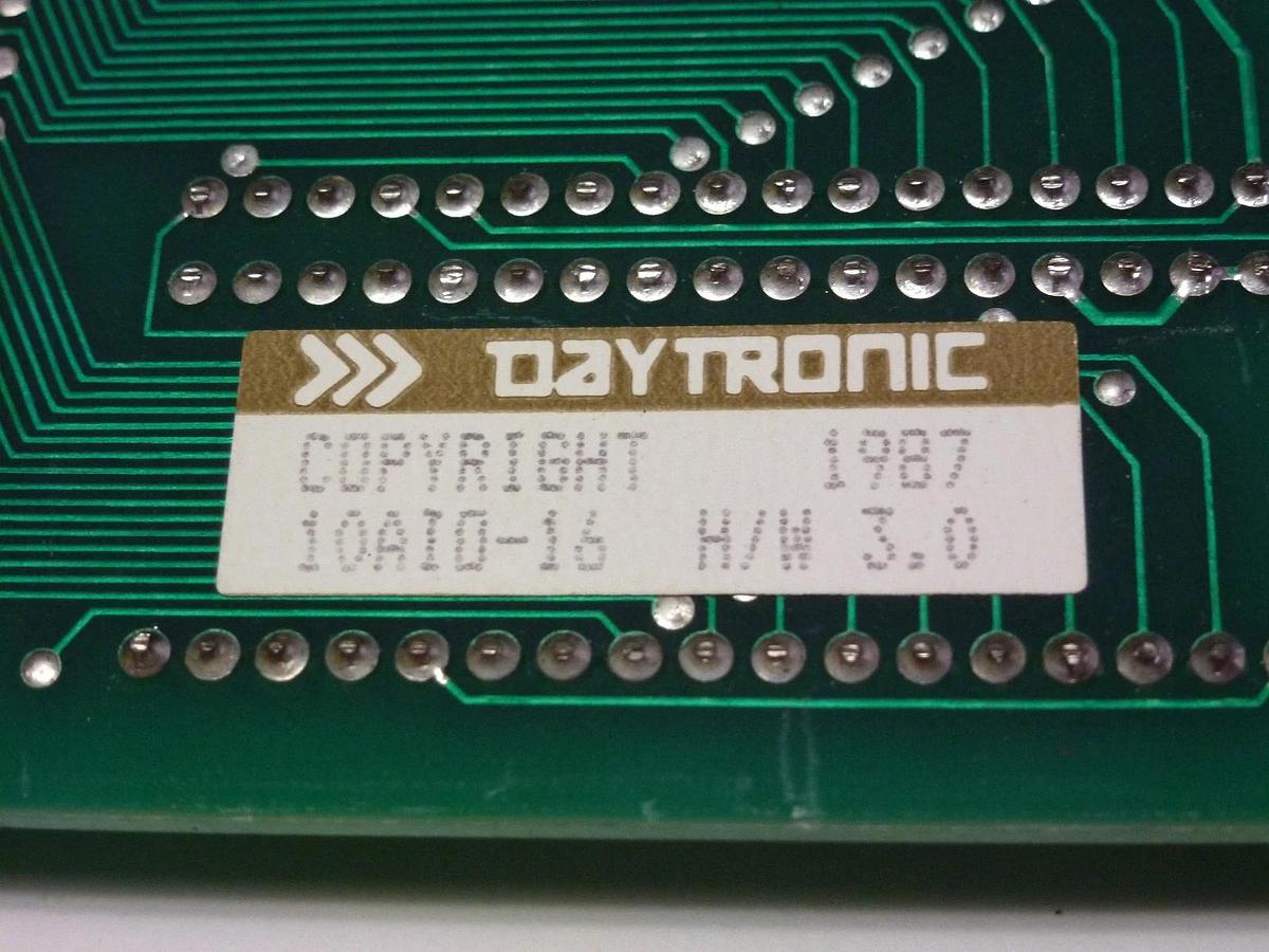 Used DAYTRONIC 10AI0-16 H/W 3.0 CONTROLLER BOARD 10AI016 10AIO-16 10AIO-16/005