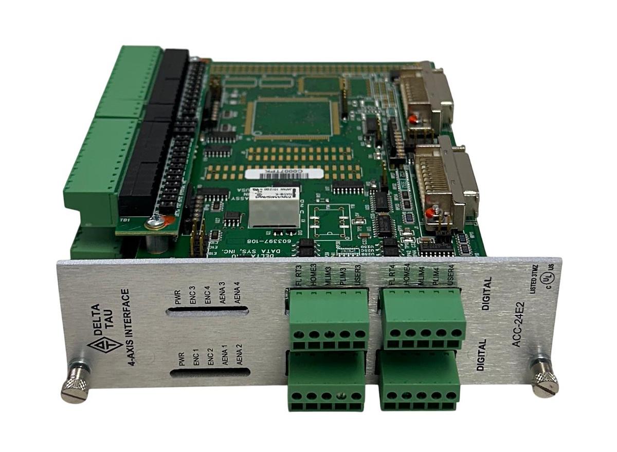 Used DELTA TAU ACC-24E2 / 603397-108 DIGITAL 4-AXIS INTERFACE MODULE ACC24E2 USNP
