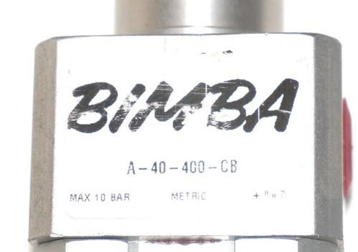 Used NEW BIMBA A-40-400-CB CYLINDER MAX 10 BAR A40400CB