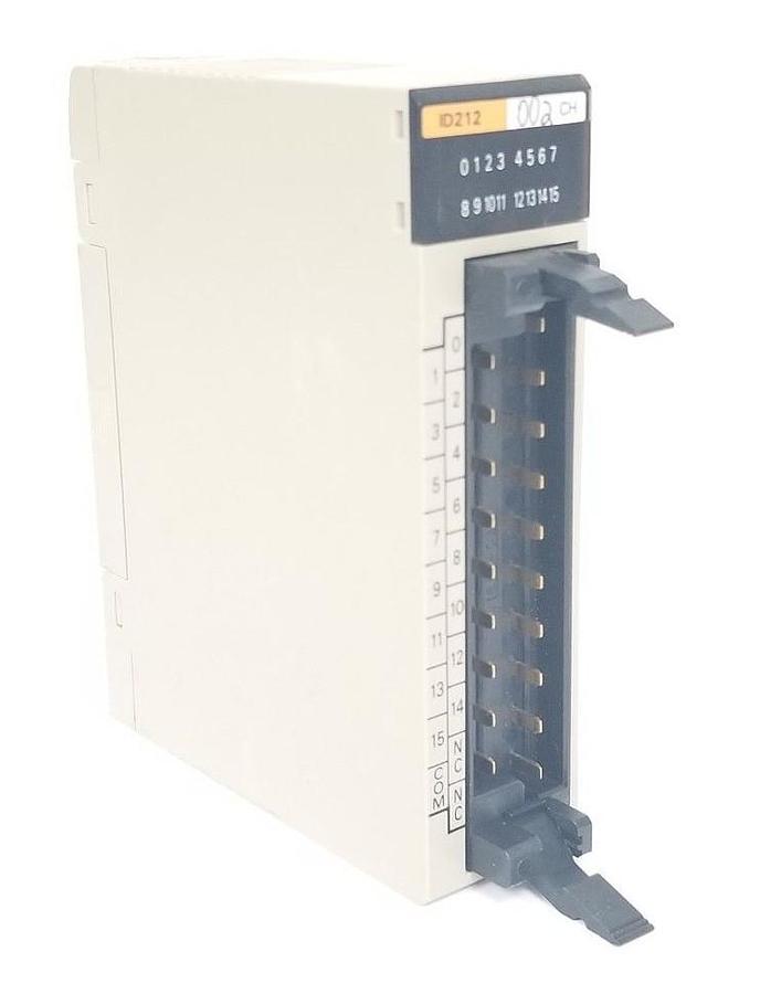 Used OMRON C200H-ID212 INPUT MODULE 24VDC, 7mA, C200HID212 *MISSING WIRE TERMINAL*