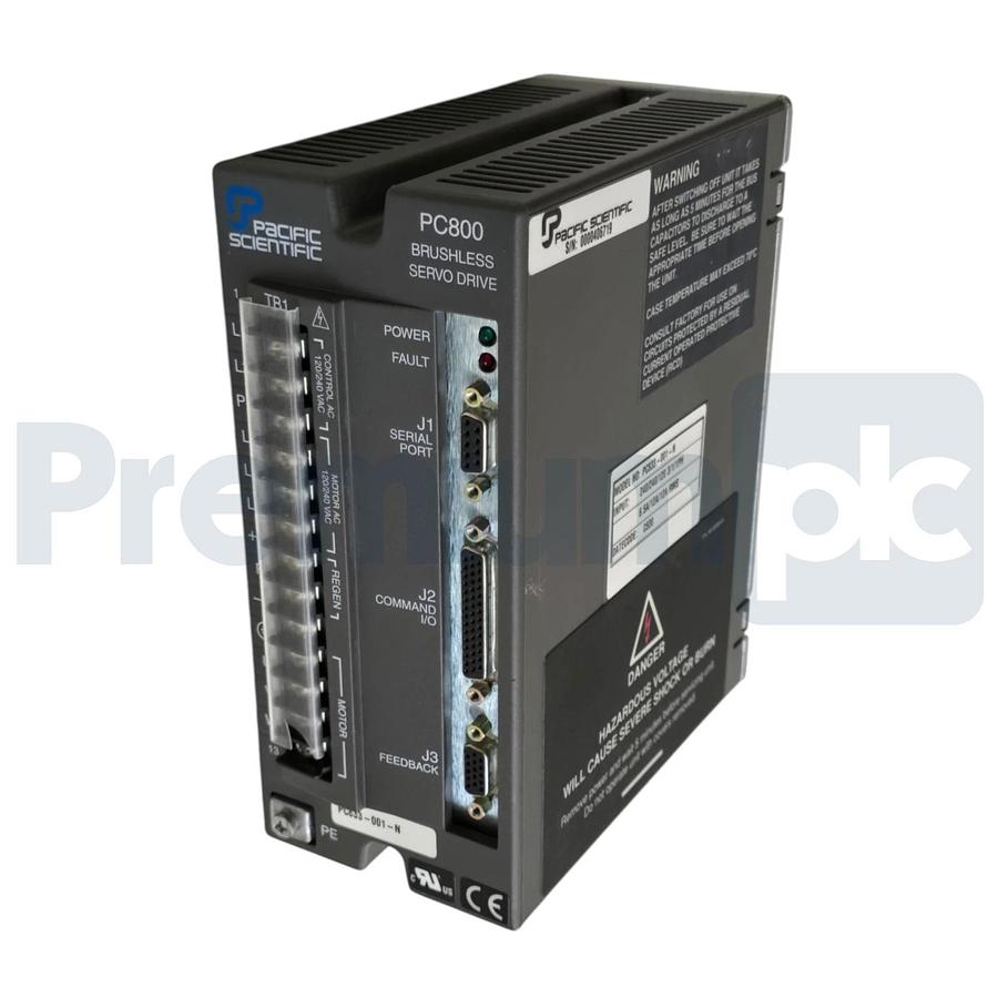 Pacific Scientific PC833-001-N PC800 Series Brushless Servo Drive PC833001N NSNP