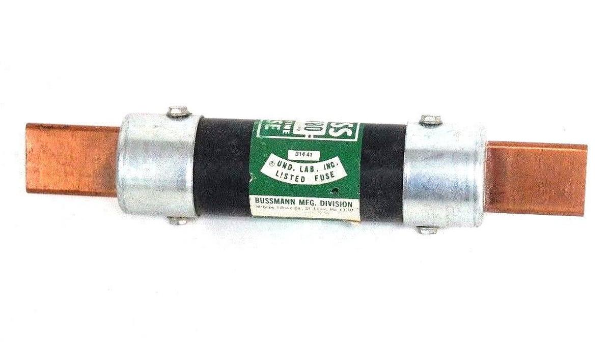 Used NEW BUSSMANN BUSS NON80 ONE TIME FUSE 250VOLTS NON-80 - LOT OF 8