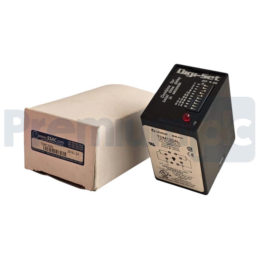 SSAC Littelfuse TDM120AL Digi-Set Solid State Delay-on-Make Timer 120VAC NSMP