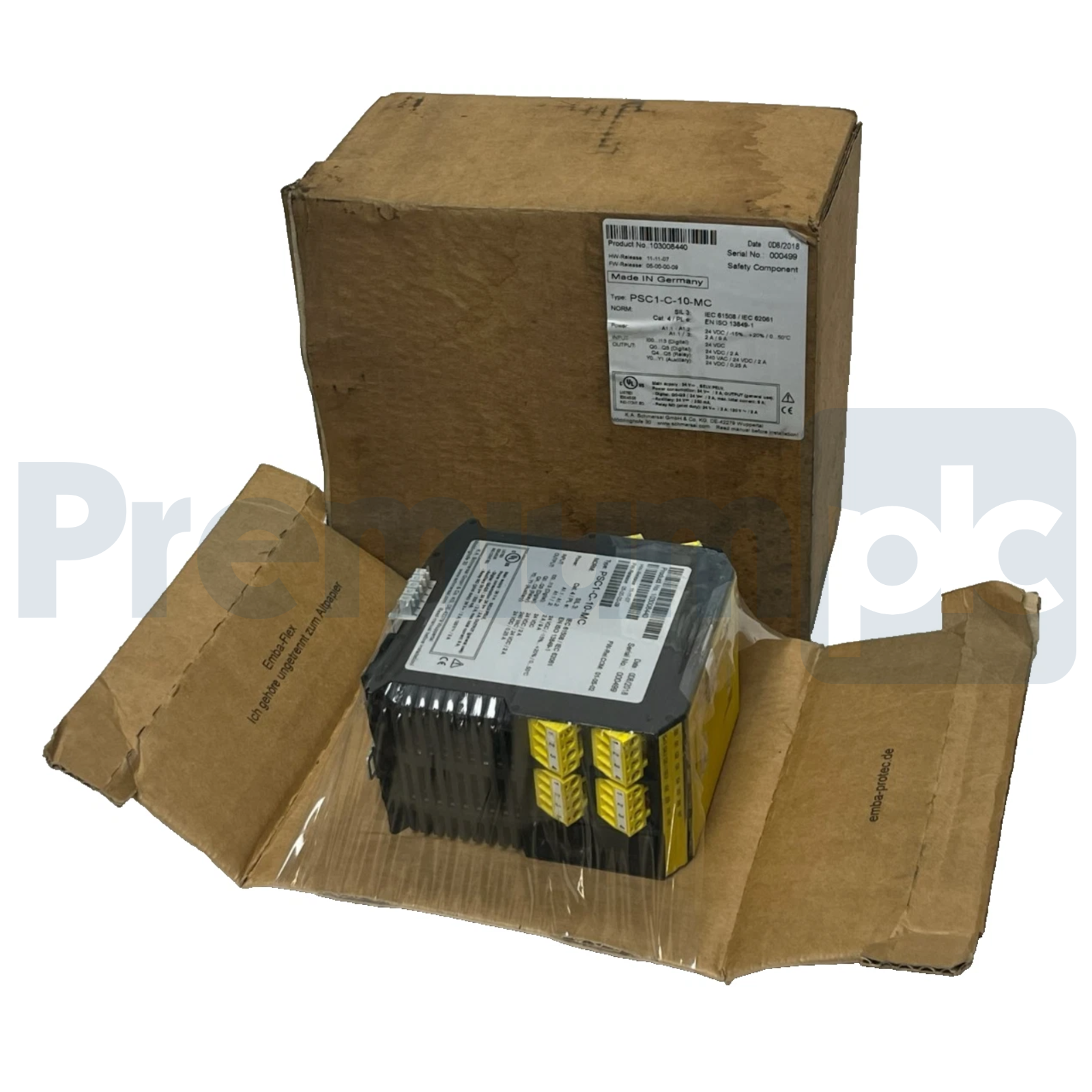Used Schmersal PSC1-C-10-MC Compact Programmable Safety Controller 103008440 NSMP