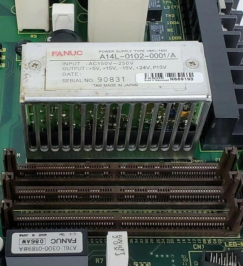 Used FANUC A20B-1004-0851/05A SERVO BOARD A20B-1004-0851, A14L-0102-0001/A