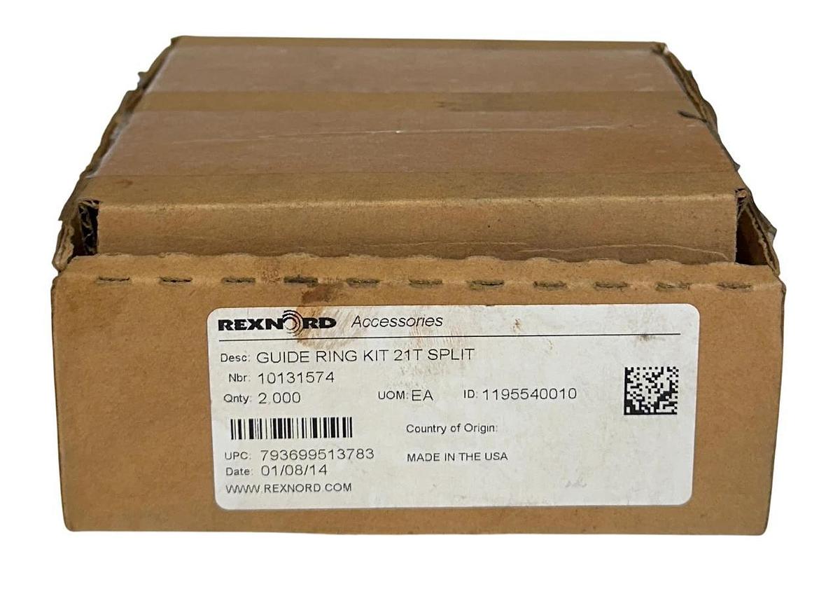 2 REXNORD 10131574 GUIDE RING KITS 21T SPLIT 1195540010 ACCESSORY NSMP