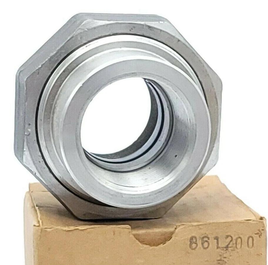 Used NIB NICHOLSON 6567000 UNIFLEX PIPE COUPLING 1-1/2'' 316L S.S.