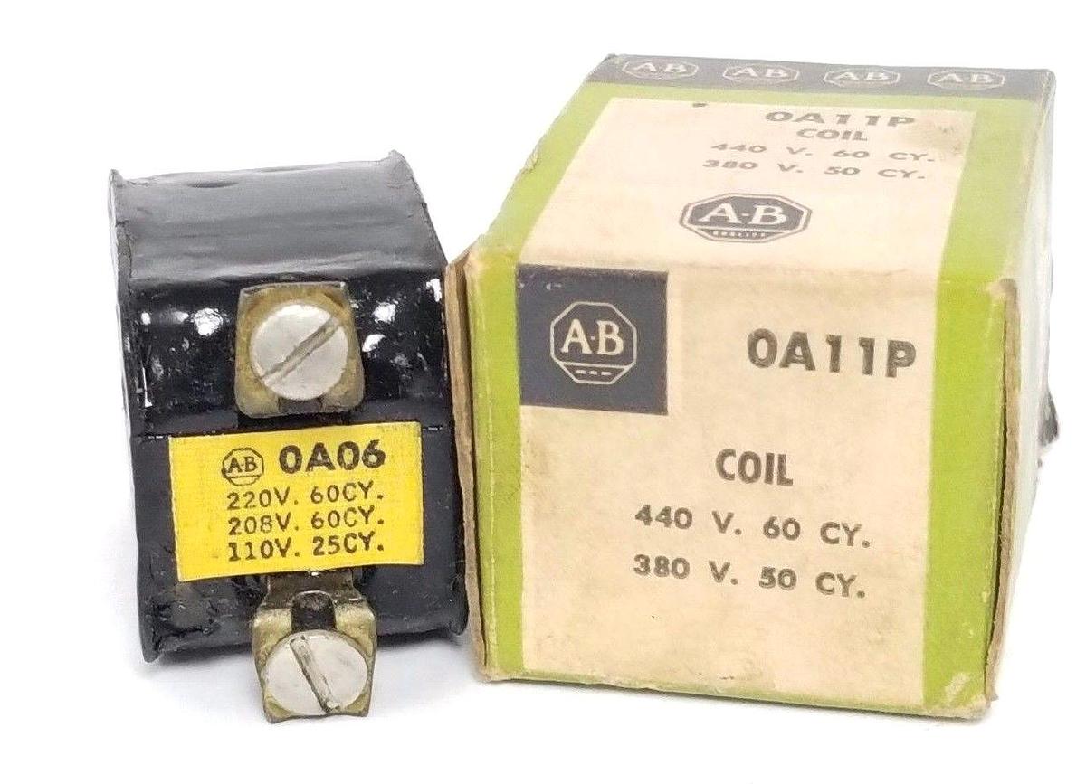 NIB ALLEN BRADLEY 0A11P COIL 440/380/220VAC 60/50/25HZ