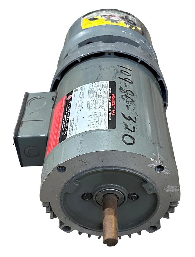 Used US ELECTRICAL MOTORS P63CPC-2870 / F012 UNIMOUNT 125 MOTOR 3/4HP W/ BRAKE NSNP