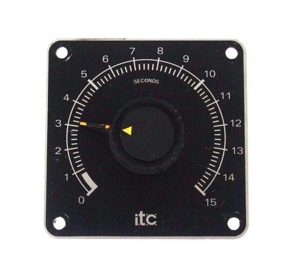 Used ITC DP11001 0-15 SECONDS TIMER W/ AUTOTROL 730-0057A