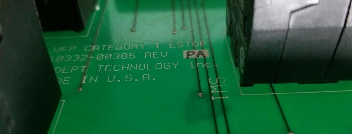Used ADEPT TECHNOLOGY, INC VFP CATEGORY 1 CONTROL PANEL P/N: 30332-00385