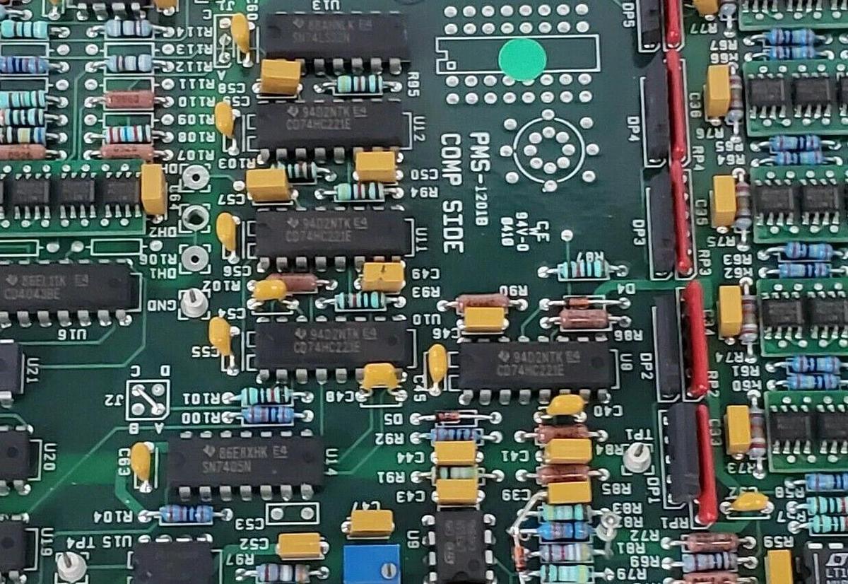 Used GENERIC PMS-1201B CONTROL BOARD 1201-7 REV. F PMS1201B