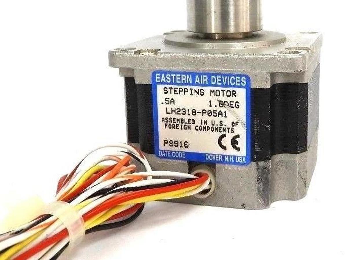 Used EASTERN AIR DEVICES LH2318-P05A1 STEPPING MOTOR 0.5A, LH2318P05A1