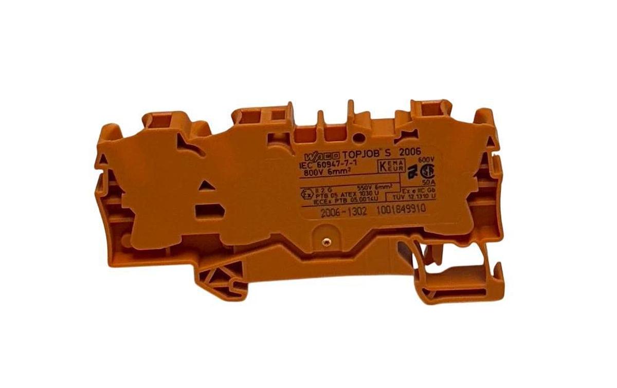 11 WAGO 2006-1302 / 20061302 TOPJOB S FEED-THROUGH TERMINAL BLOCKS 50A 600V NSNP