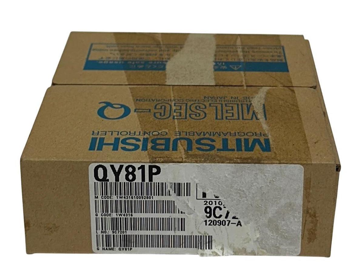 Used MITSUBISHI ELECTRIC QY81P MELSEC-Q DIGITAL OUTPUT MODULE 32-PT 24VDC PLC NSFS