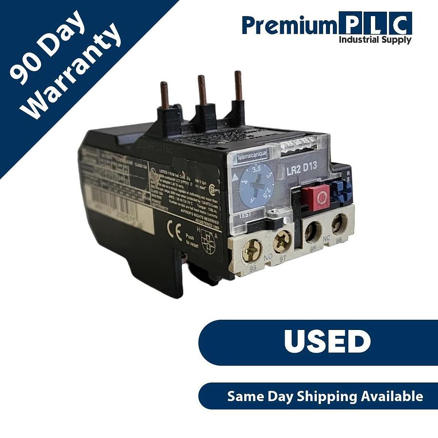 Used TELEMECANIQUE LR2-D1308 THERMAL OVERLOAD RELAY 2.5-4 LR2D1308