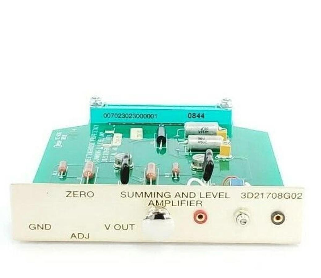 NEW WESTINGHOUSE 3D21708G02 REV. 7 SUMMING & LEVEL AMP