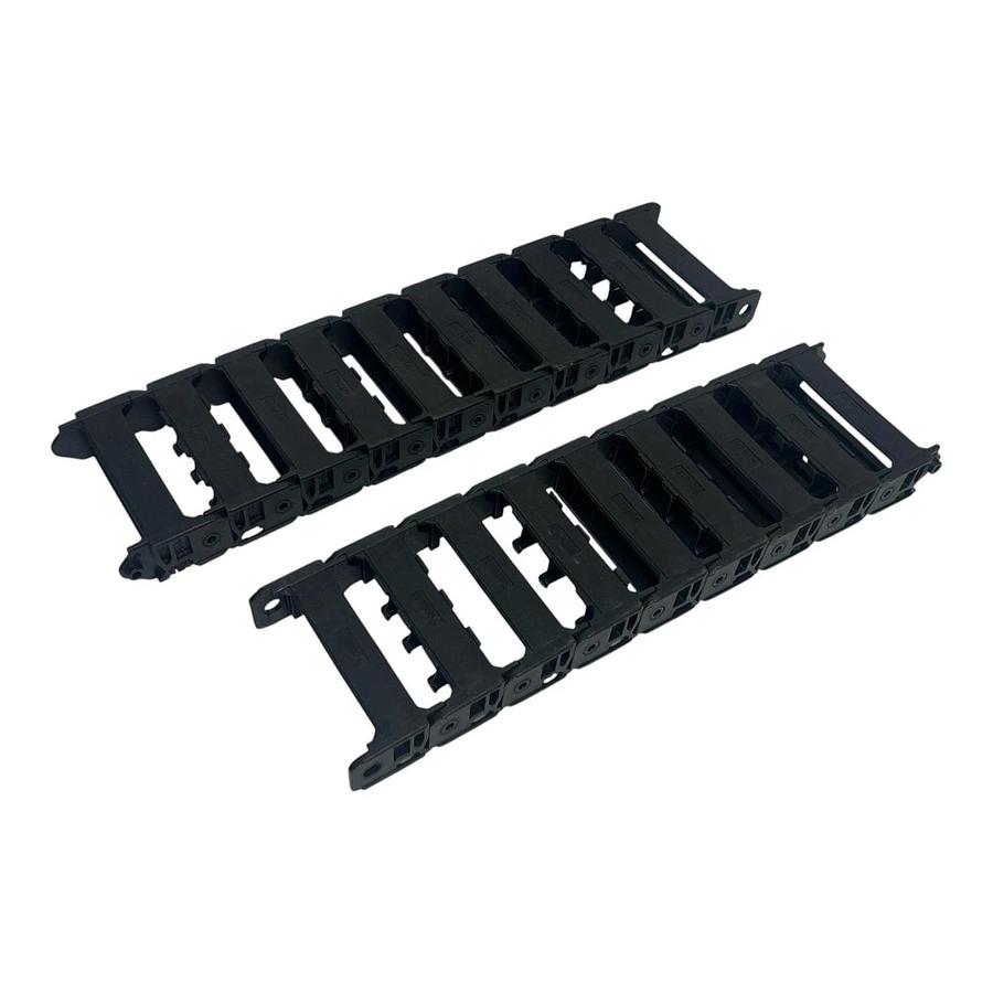 Used Murrplastik DE 3005 Cable Drag Chain Track 19 Sections MP 32.1 Crossbars