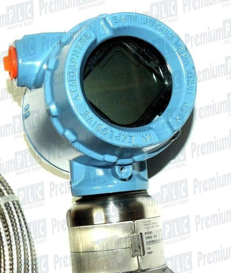 Used ROSEMOUNT 3051S COPLANAR PRESSURE TRANSMITTER 3051S1CD3A2B12A1AM5 W/2 1199 SEALS