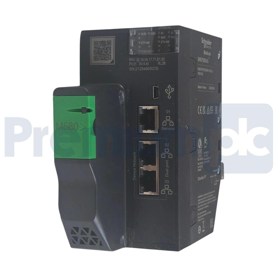 Used Schneider BMEP586040 Modicon M580 Processor 64MB R-IO PV:31 SV:4.40 NSMP (2025)