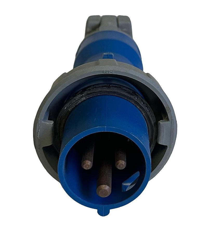 Used NEW HUBBELL HBL320P6W / 320P6W HBL PIN AND SLEEVE WATERTIGHT PLUG IEC 309 250Vac