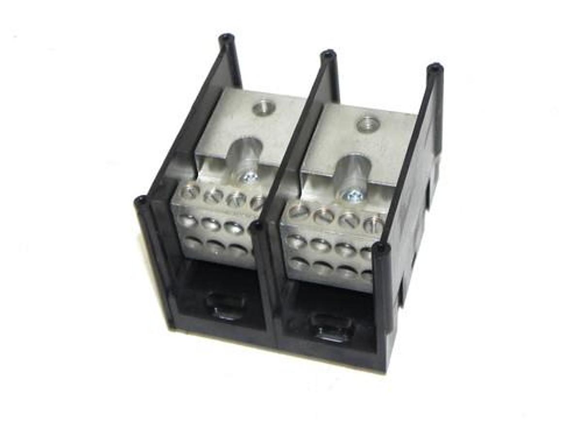 Used GOULD SHAWMUT 66582 POWER DISTRIBUTION BLOCK 2POLE