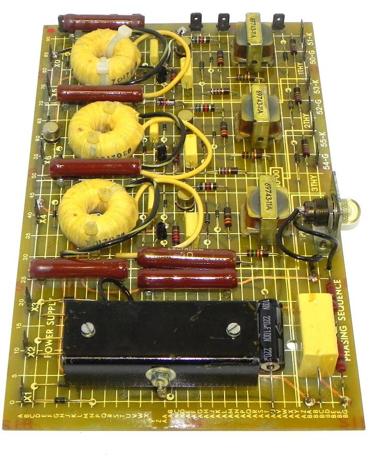 Used RELIANCE ELECTRIC 801'40-00 DRIVER PHASE SEQUENCE BOARD 70740-00-B