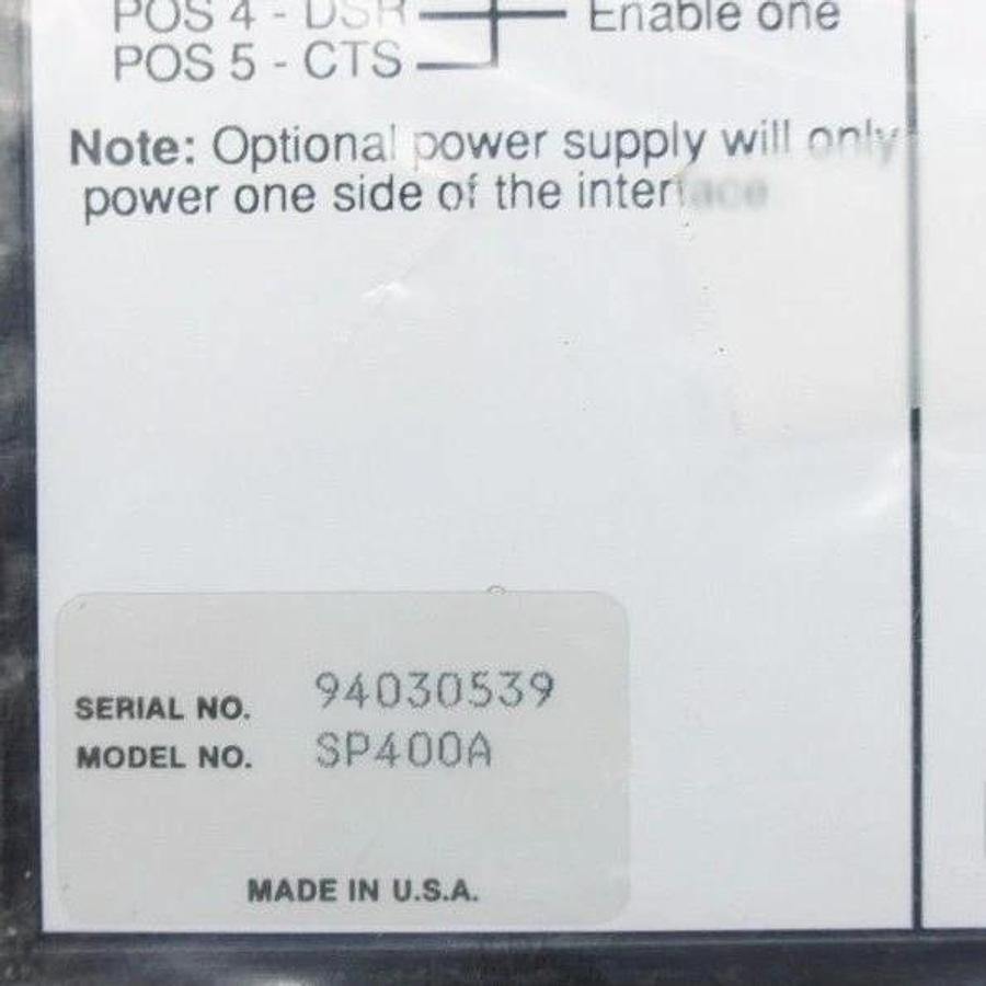 NEW BLACK BOX SP400A OPTO ISOLATOR