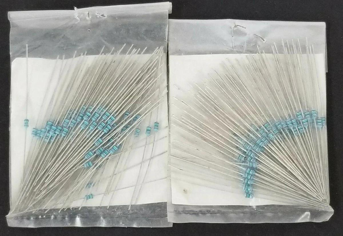 Used LOT OF 200 NEW MOUSER ELECTRONICS ME278 METAL FILM RESISTORS 1*5K OHMS, 1/8W 1%