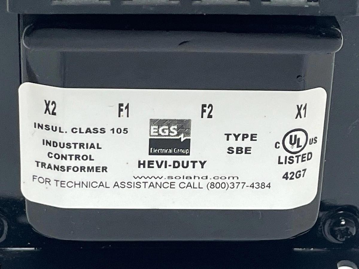 SOLA HEVI-DUTY E150W Transformer | 150VA | W/ 30322R-SHD Fuse Holder, NSMP