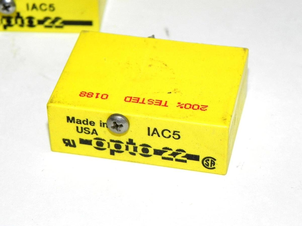 Used LOT OF 8 OPTO 22 AND POTTER AND BRUMFIELD SOLID STATE RELAYS