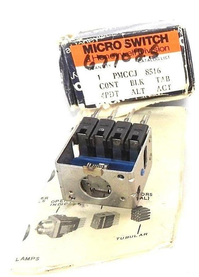 NIB HONEYWELL MICRO SWITCH PMCCJ CONTACT BLOCK 4PDT
