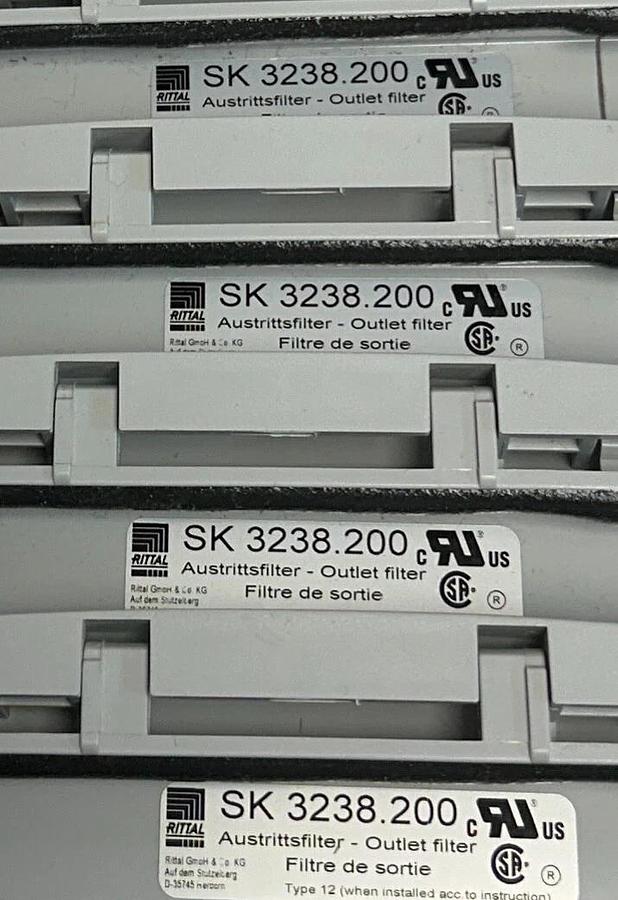 4 RITTAL SK 3238.200 / SK3238200 AIR OUTLET FILTERS STANDARD 3238.200 NSNP