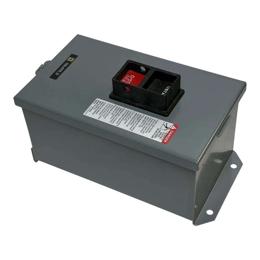 Square D 9991MA1 Series B NEMA 12 Enclosure for 2510M Manual Starter New Surplus