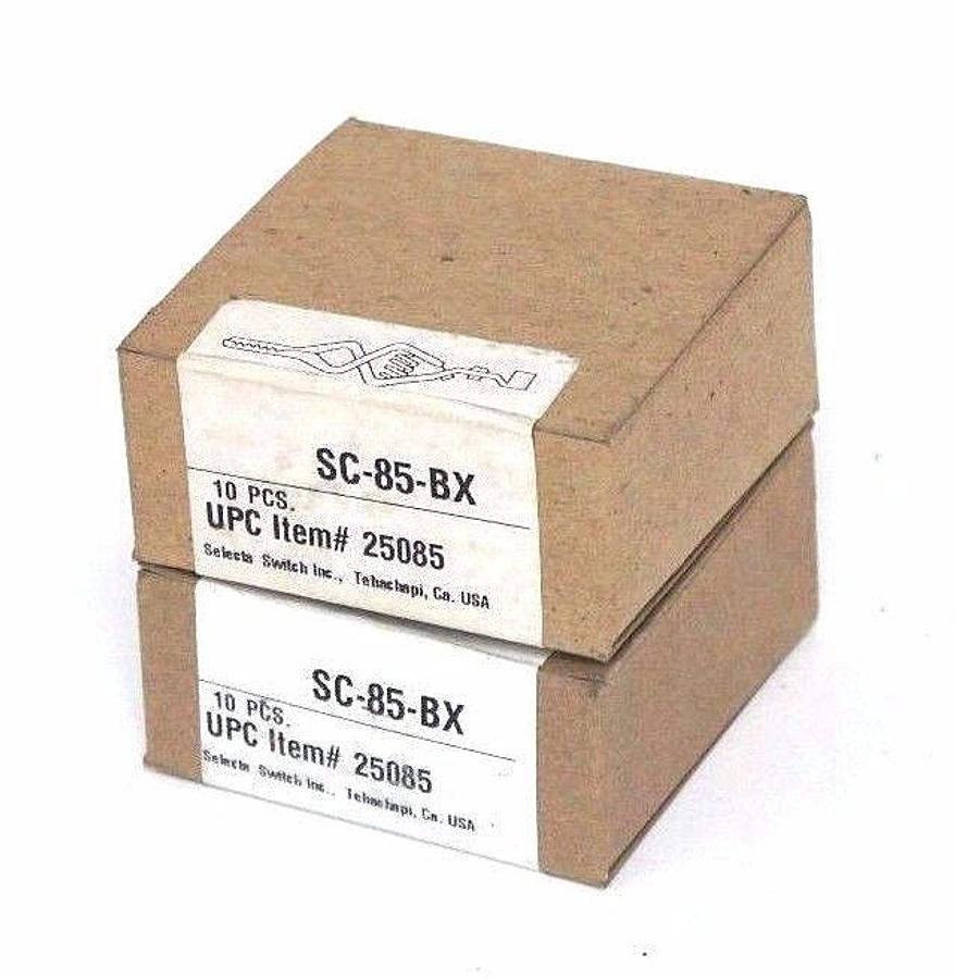 Used LOT OF 20 NIB SELECTA SWITCH INC. SC-85-BX CROCODILE STEEL SPRING CLIPS SC85BX