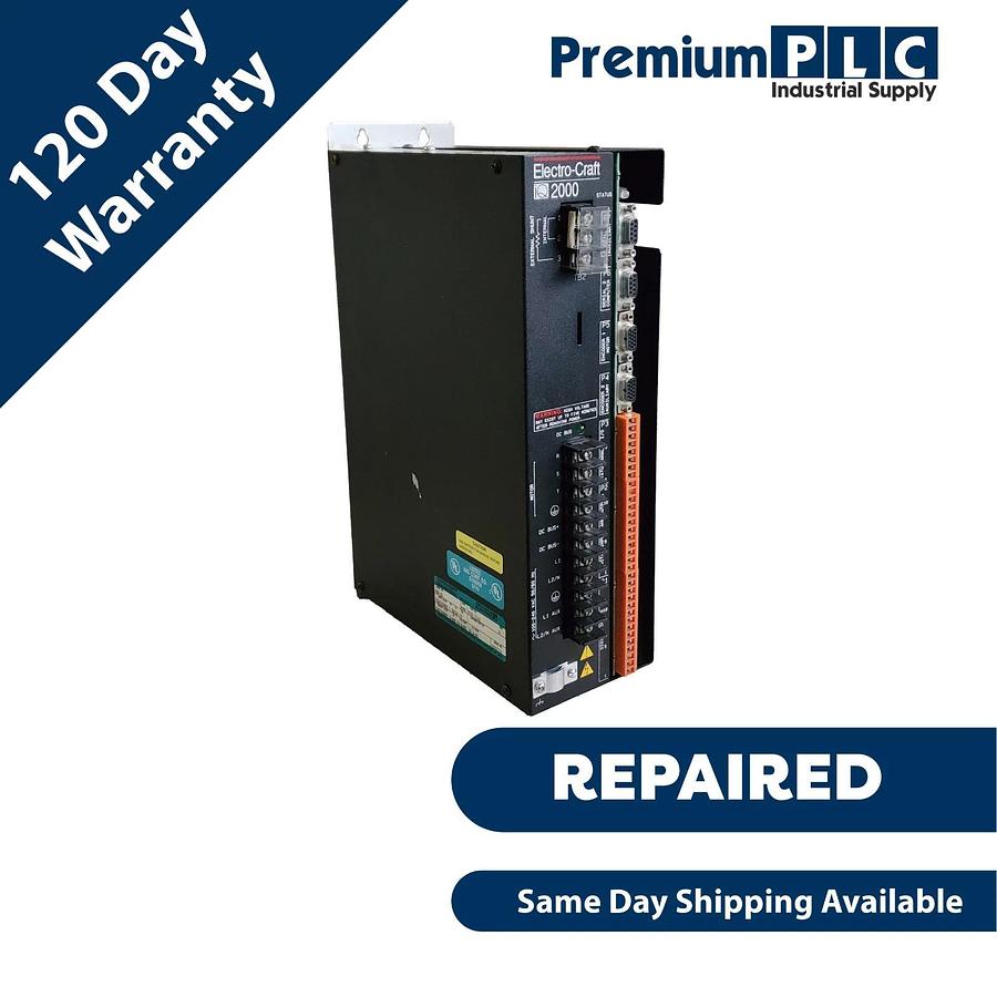 Refurbished REPAIRED ELECTRO-CRAFT RELIANCE 9101-2162 REV. H IQ 2000 SERVO DRIVE PDM-20