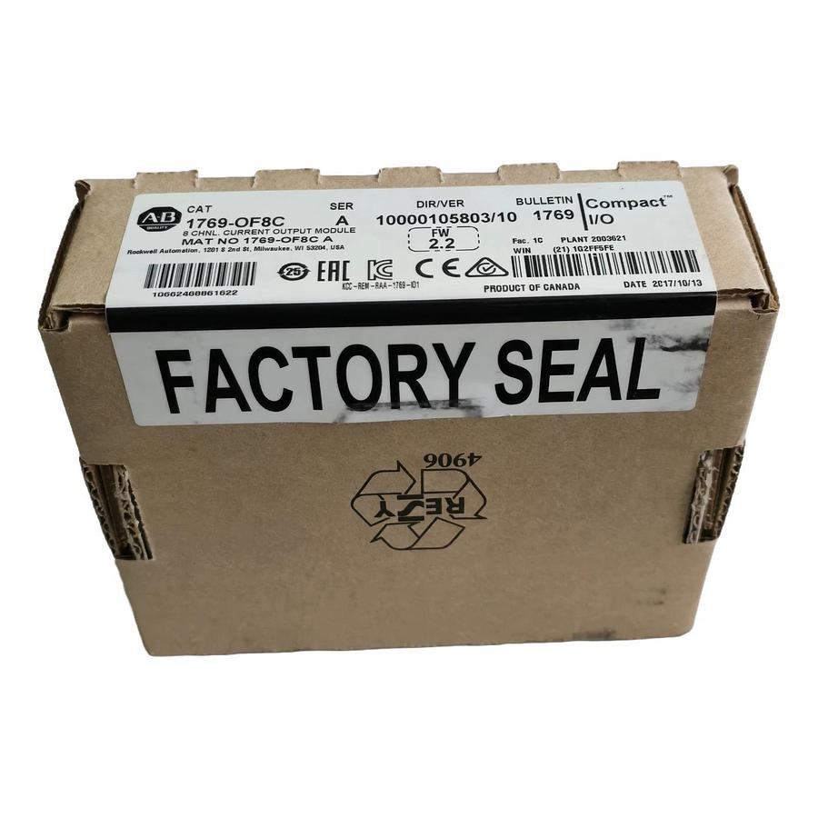 Used ALLEN BRADLEY 1769-OF8C /A CompactLogix 8CH ANALOG OUTPUT MODULE F/W: 2.2 NSFS