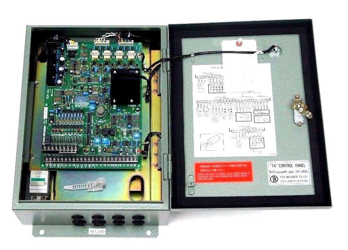 NIB TOYO MACHINERY MODEL: PCP-45 NO. 543 'TK' CONTROL PANEL 543Z6