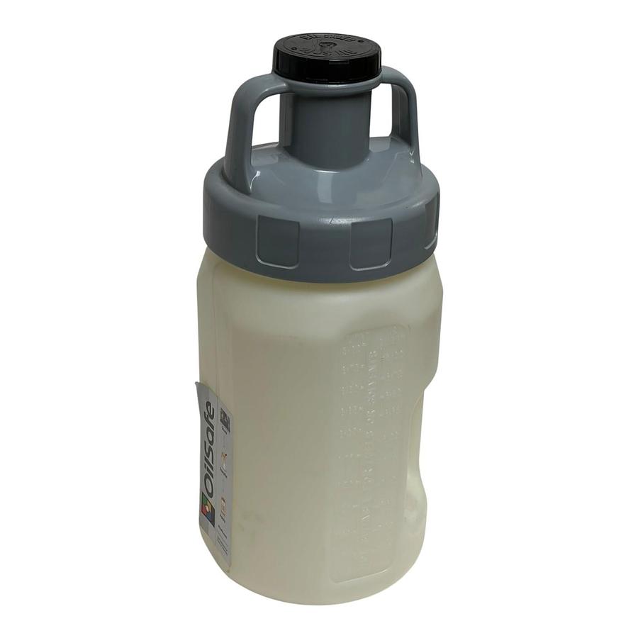 Used OilSafe 3 Litre 3 US Quart Storage Lid Jug Oil Fluid Transfer Container Grey New