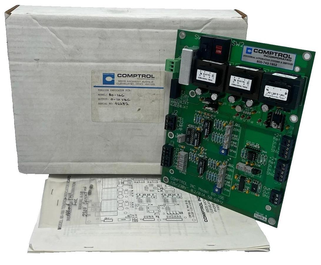 Comptrol 80-166 Tension Indicator Main Board Pcb for CTI-1000 Tension Indicator