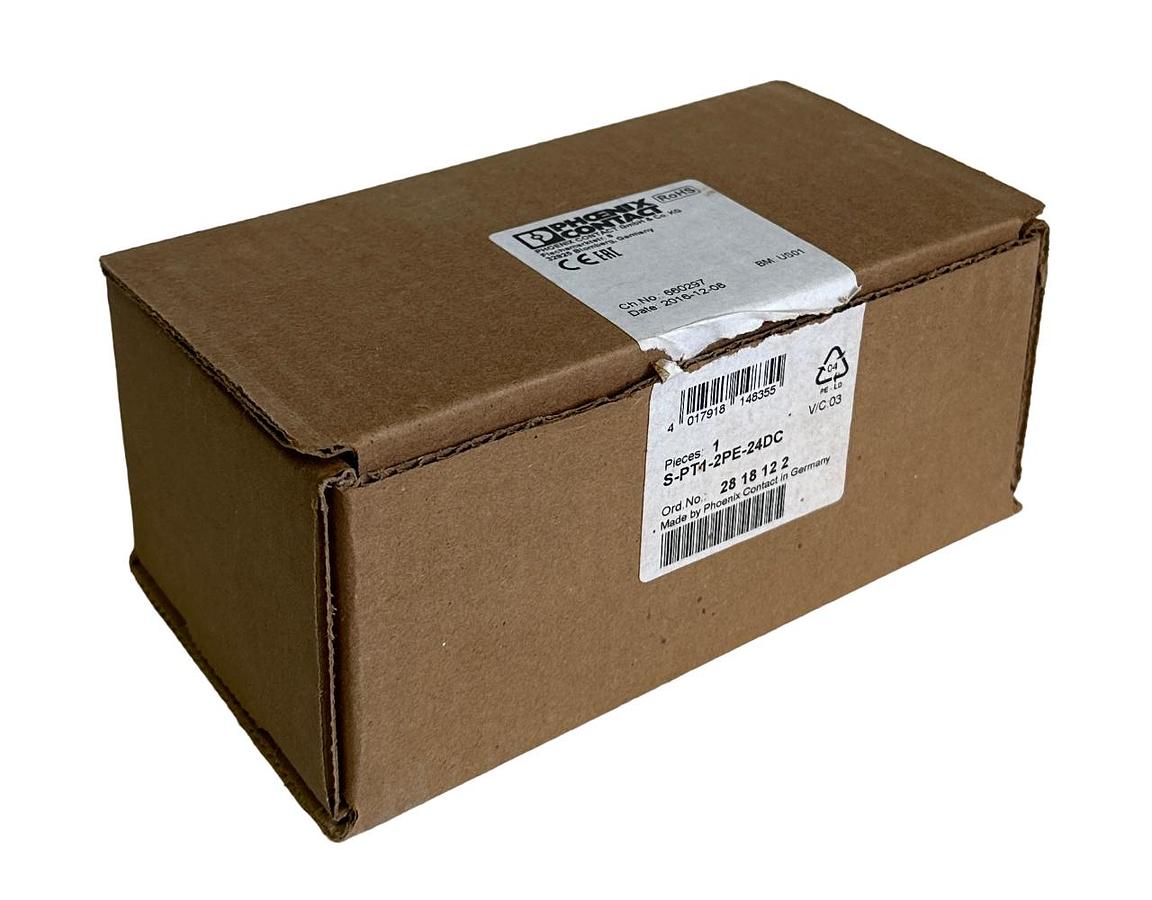 Used NEW PHOENIX CONTACT S-PT1-2PE-24DC / SPT12PE24DC ISOLATED PROTECTOR 2818122