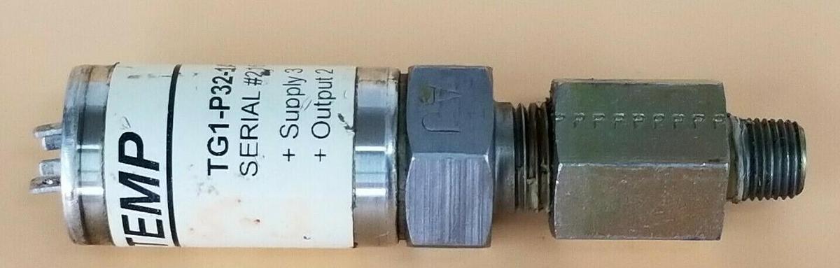Used REO-TEMP TG1-P32-1A4B GENERAL PURPOSE TRANSMITTER 0-3000 PSI 4-20mA 10-30VDC