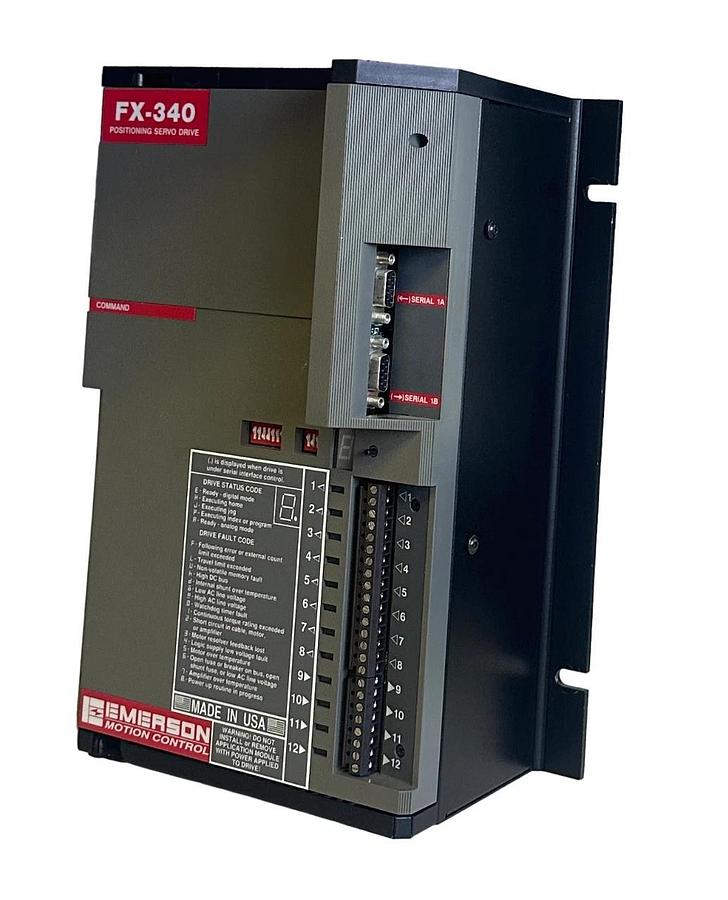 Used For Parts EMERSON 960133-01 / 96013301 FX-340 POSITIONING SERVO DRIVE 240V FX340