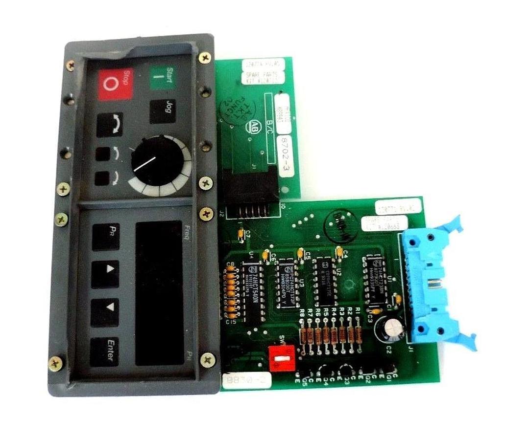 Used ALLEN BRADLEY 120774 INTERFACE INPUT CARD W/ 120771 BOARD & 120712 DISPLAY